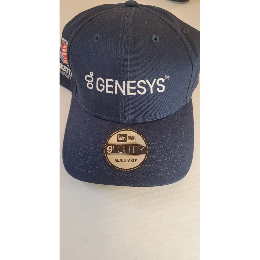 Genesys Andretti Autosport Hat Blue White Red Adjustable One Size Fits Most NWT